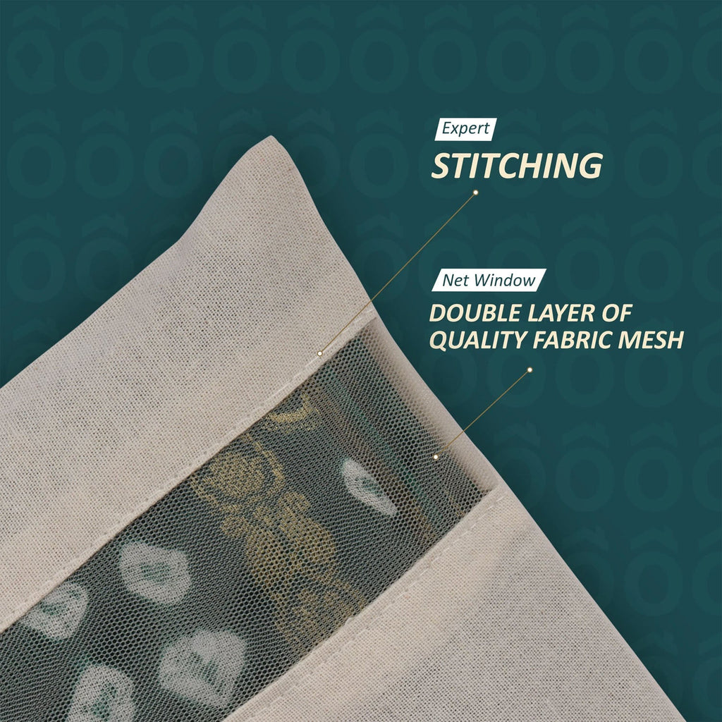 Foldable saree storage zipper bags pack for easy storage and portability