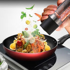 Product image of 2-in-1 stainless steel salt and pepper grinder