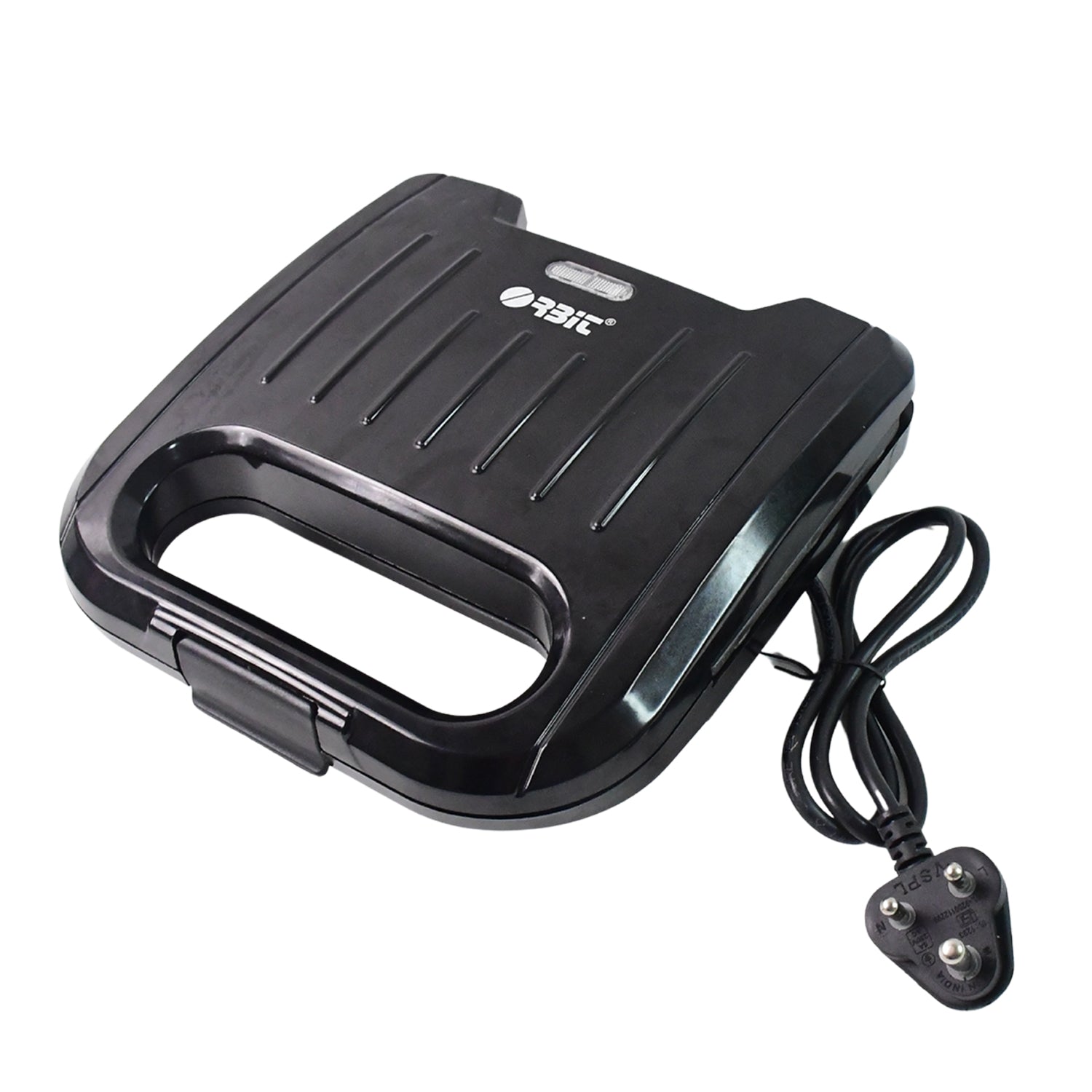 Orbit sandwich toaster maker with safe cool-touch handle for easy use