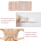 Reusable bra extenders in skin, white and black colors