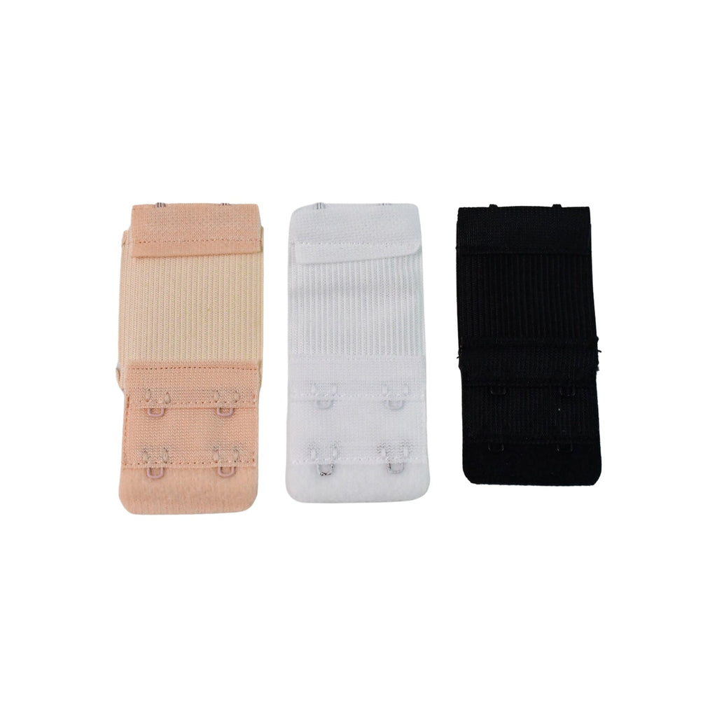 Durable 2-hook bra strap extender kit for adjustable fit