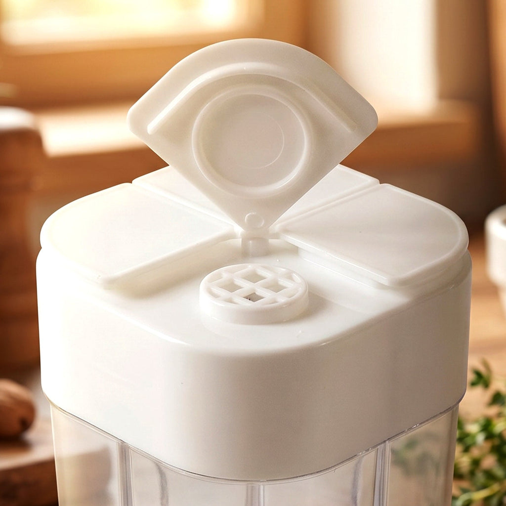 Cereal and pulses storage container with sections