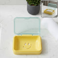 Plastic soap case with drainage holes for bathroom use