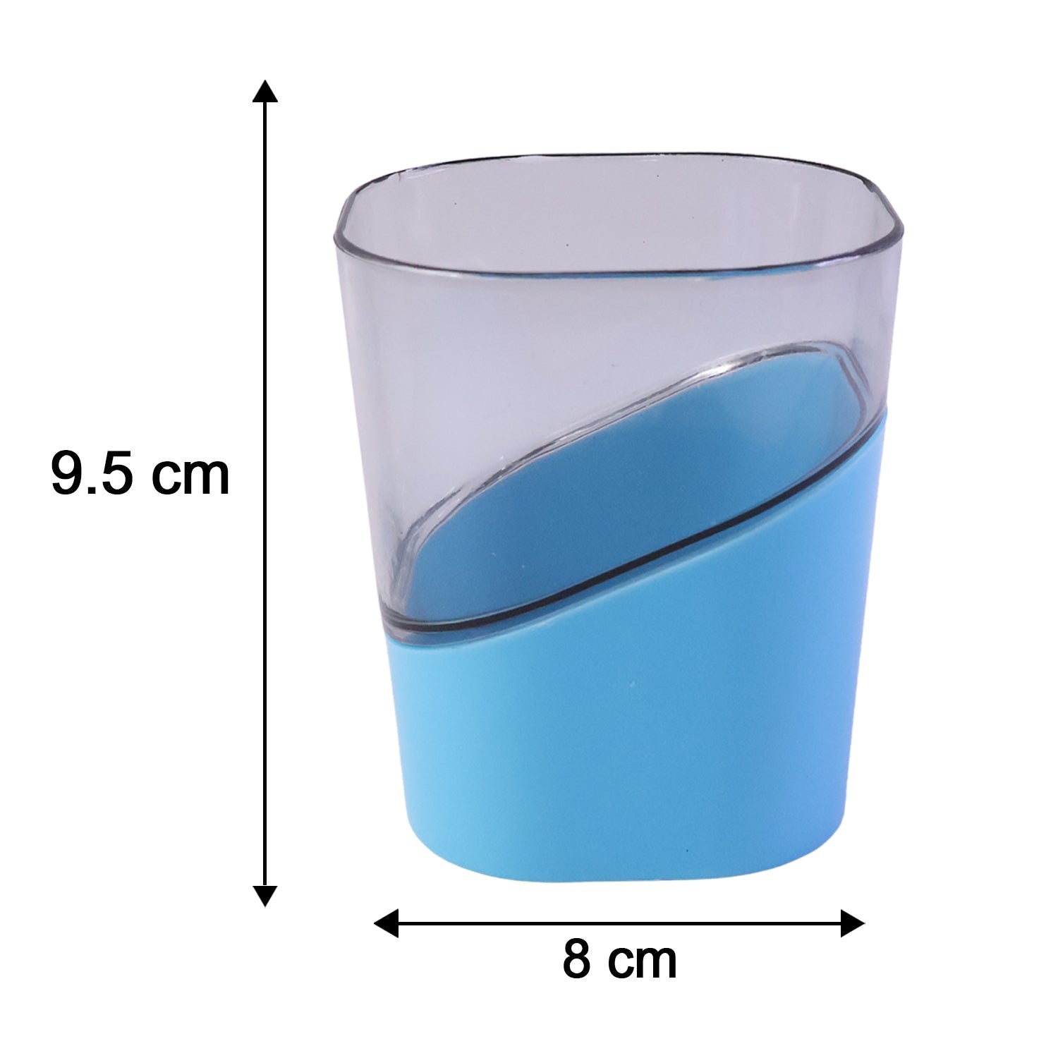 Size chart of 300 ML plastic selo glasses in the set