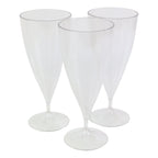 Supermom Plastic drinkware set featuring stylish transparent plastic glasses