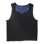 Close-up detail of sweat shaper vest fabric