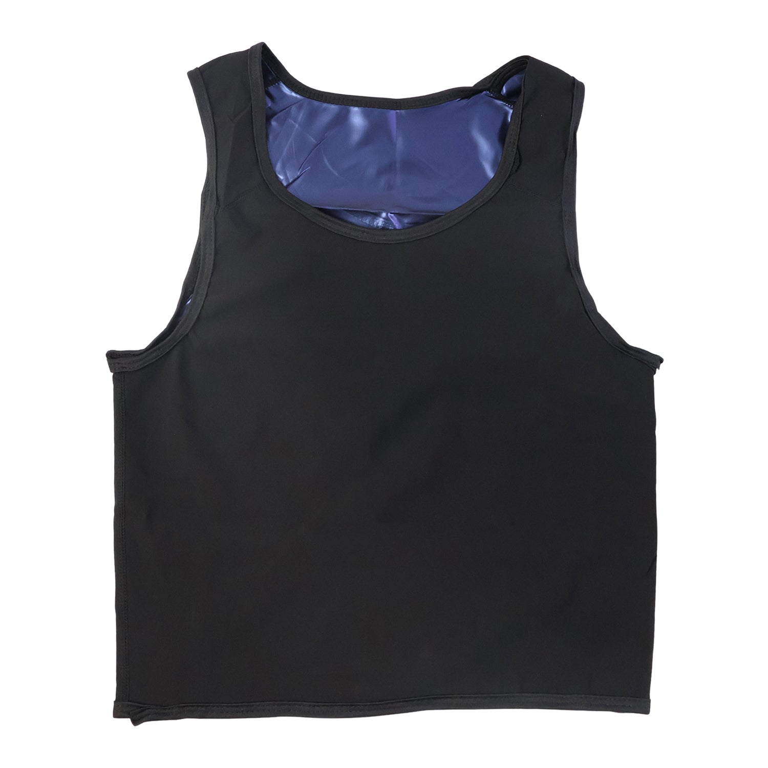 Close-up detail of sweat shaper vest fabric