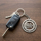 Stylish spiritual Shiv keychain for men and women