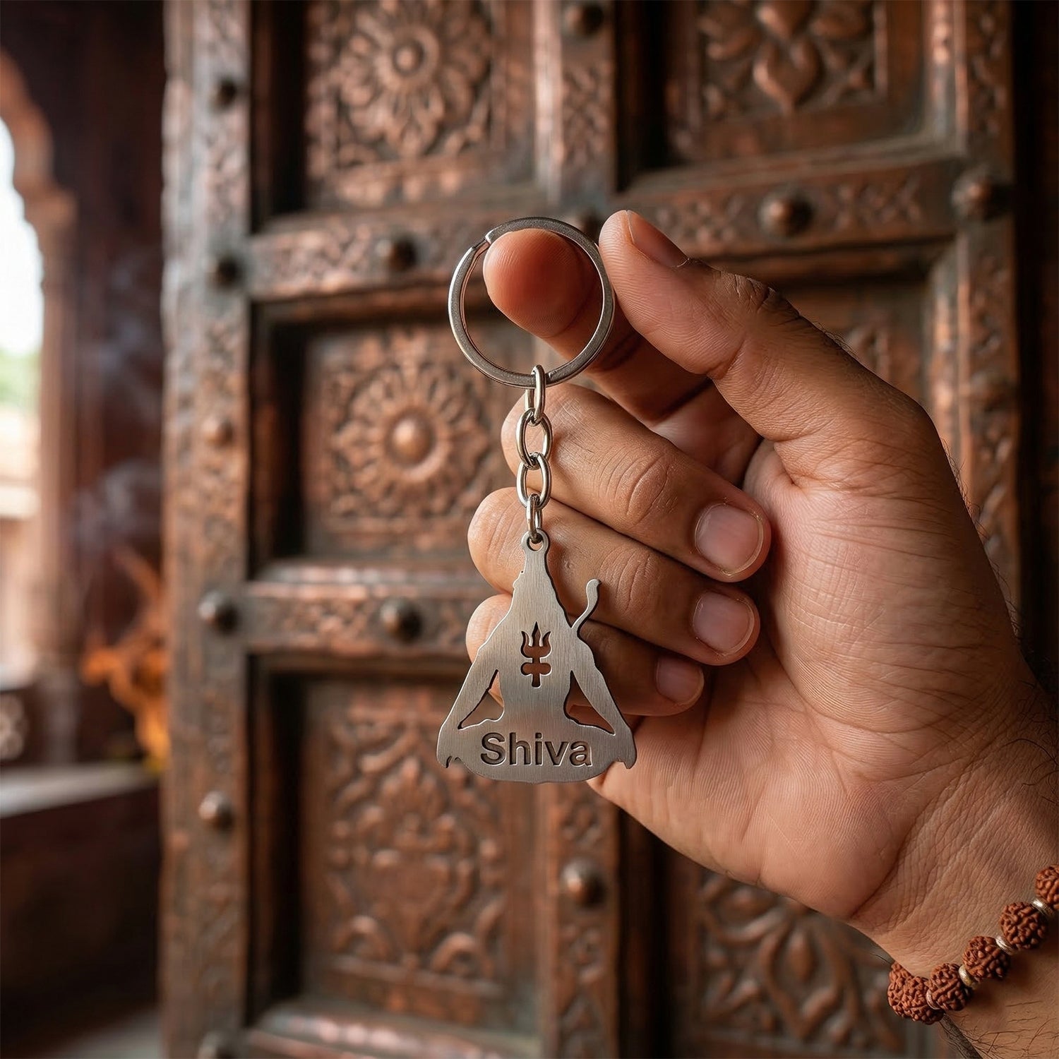 Spiritual Lord Shiva Trishul key holder for keys