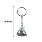 Mahadev religious keychain in durable metal finish