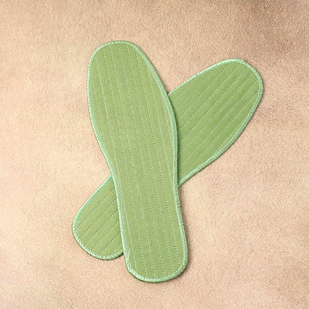 Soft cushioned shoe insoles for size 42 footwear enhancing comfort