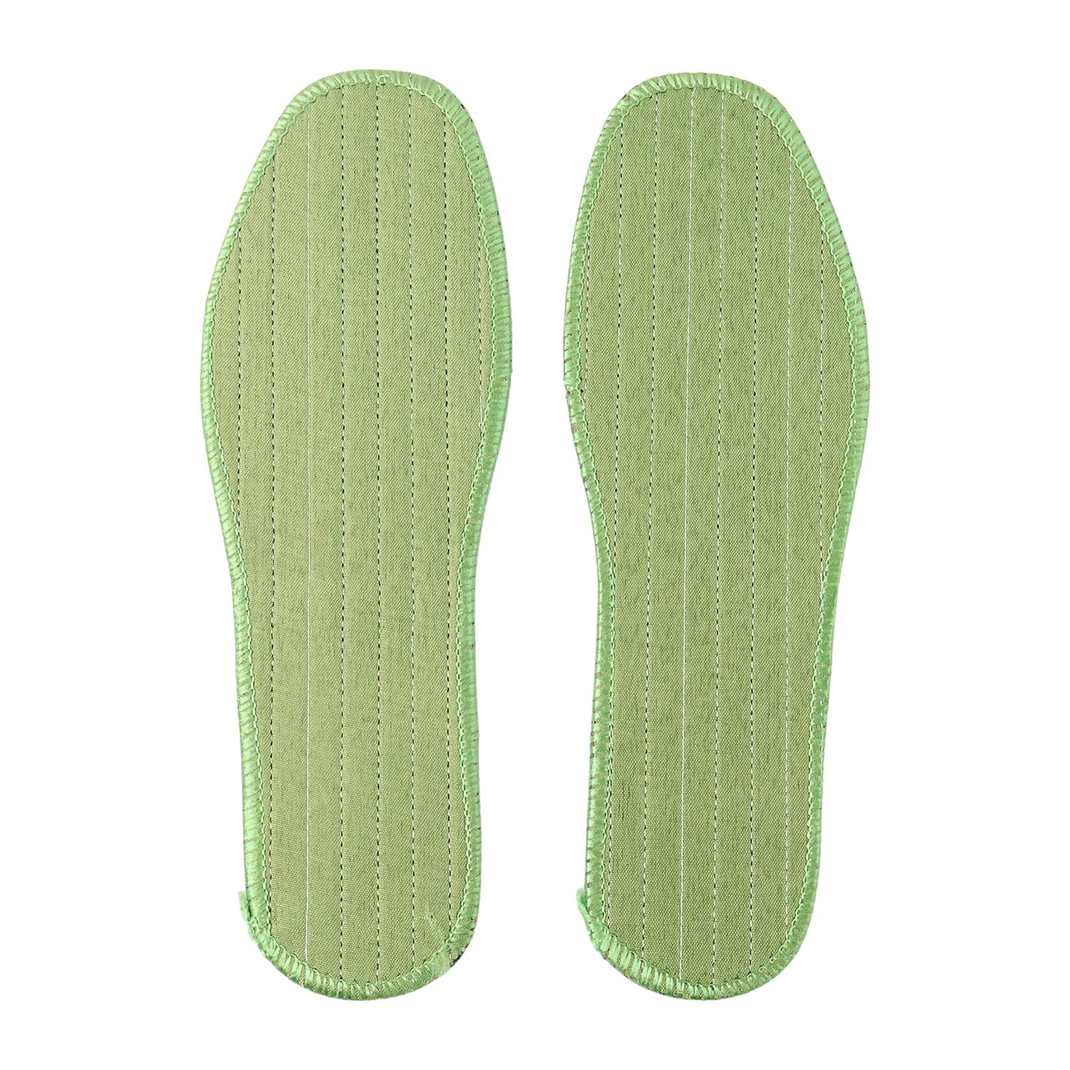 Breathable shoe insoles with ventilation perforations for daily wear