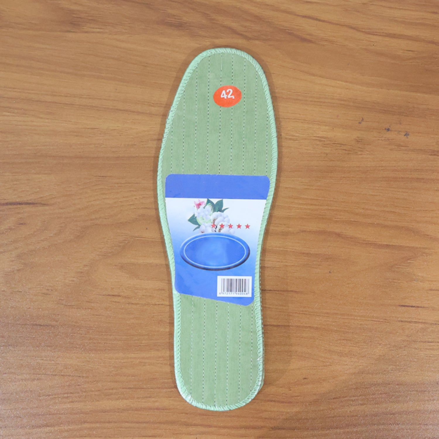 Neutral image of shoe insole product for size 42 footwear