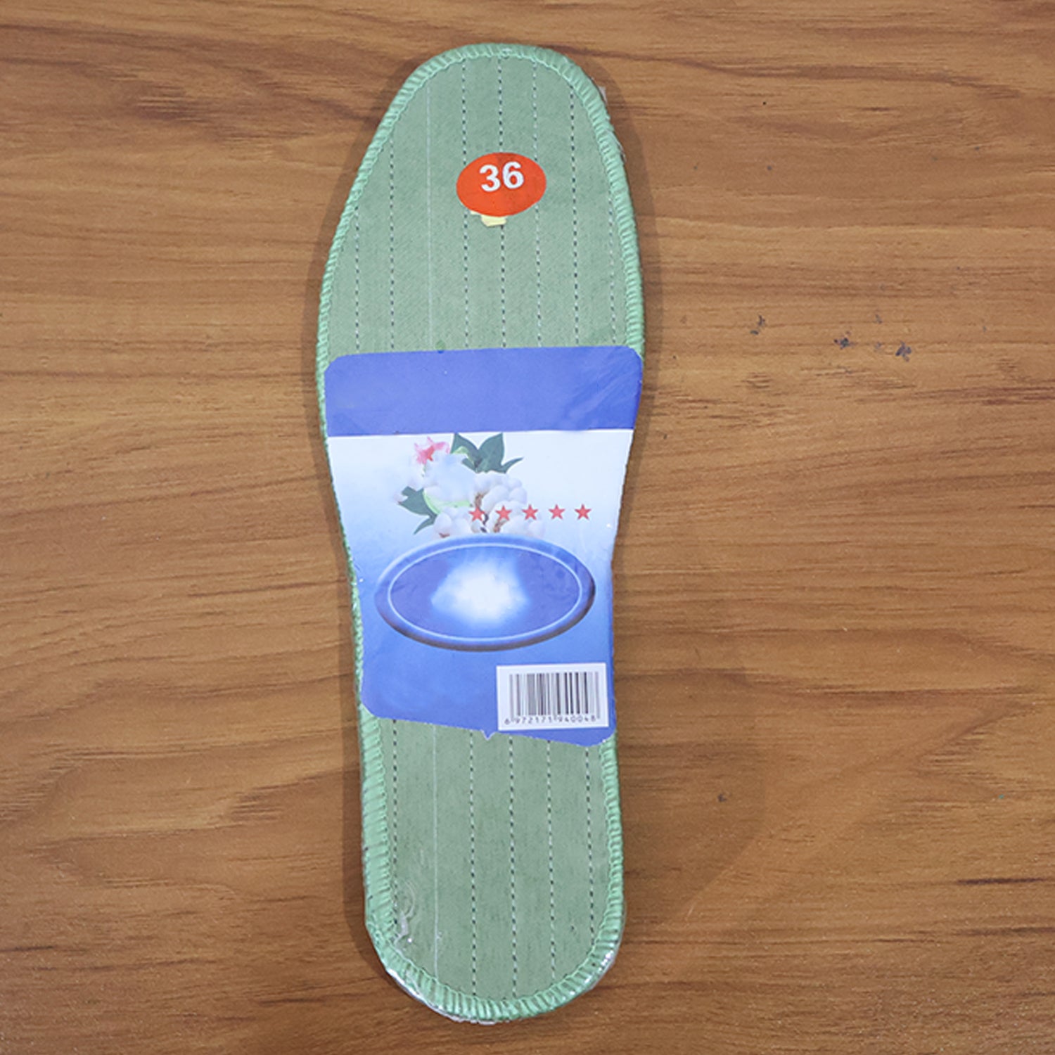 Daily wear shoe insoles size 36 offering comfort and support for long hours