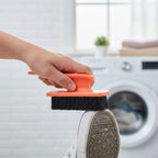 Strong bristle shoe scrubbing brush used for sneakers and sports footwear cleaning