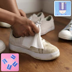 Pack of 30 shoe cleaning wipes for easy shoe care