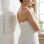 Anti-slip shower mat offering safety and foot comfort
