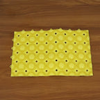 Flexible anti-slip bathroom mat unrolled and ready to use
