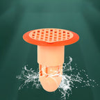 Plastic drain strainer effectively preventing hair blockage in bathroom drain