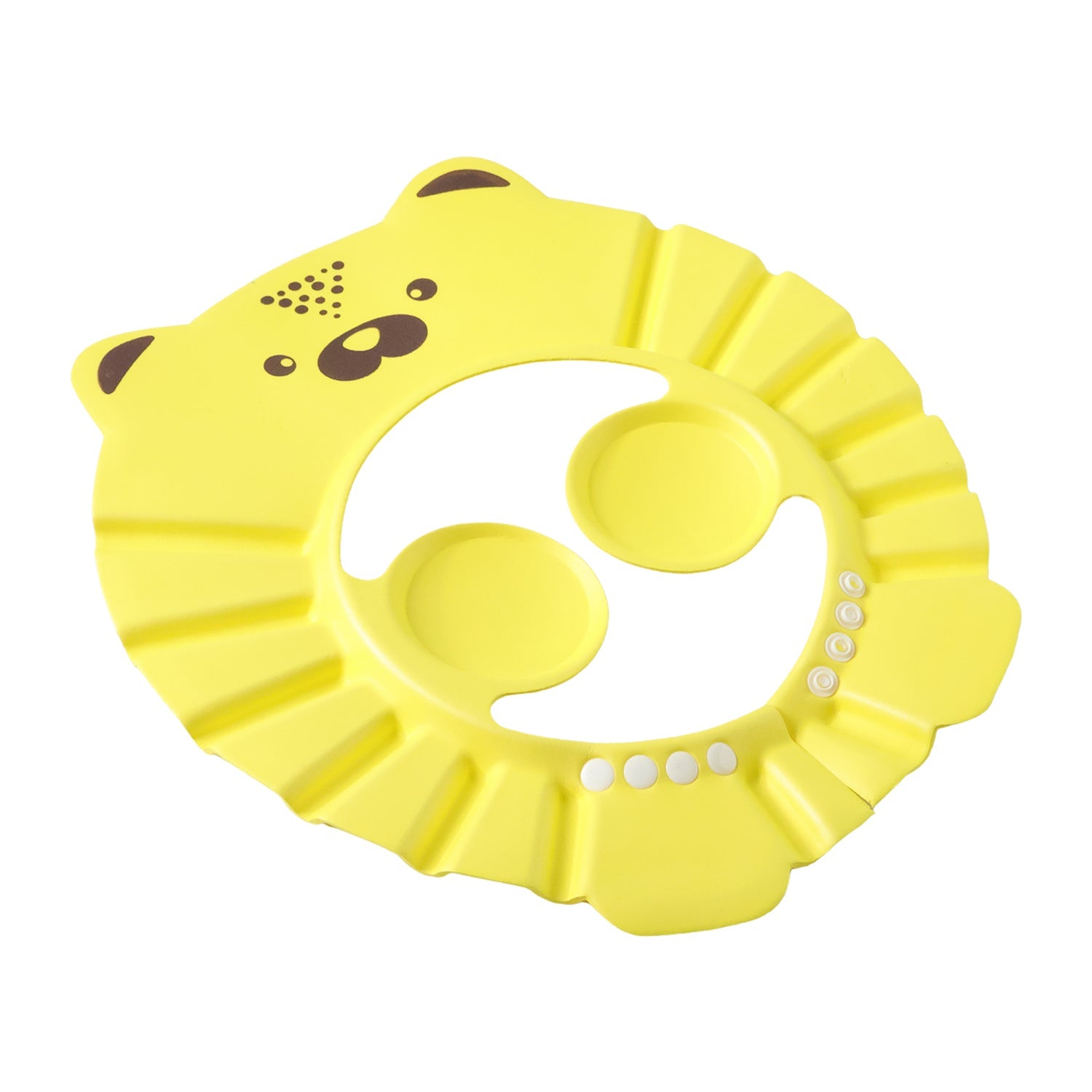 Toddler bath shower cap with fun cartoon design