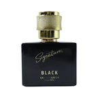 Luxury black fragrance perfume bottle in compact size