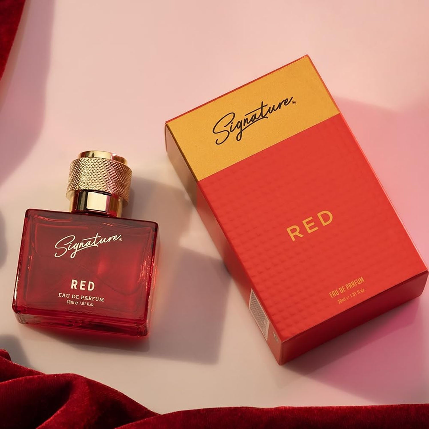 30 ml Signature red perfume bottle with elegant design