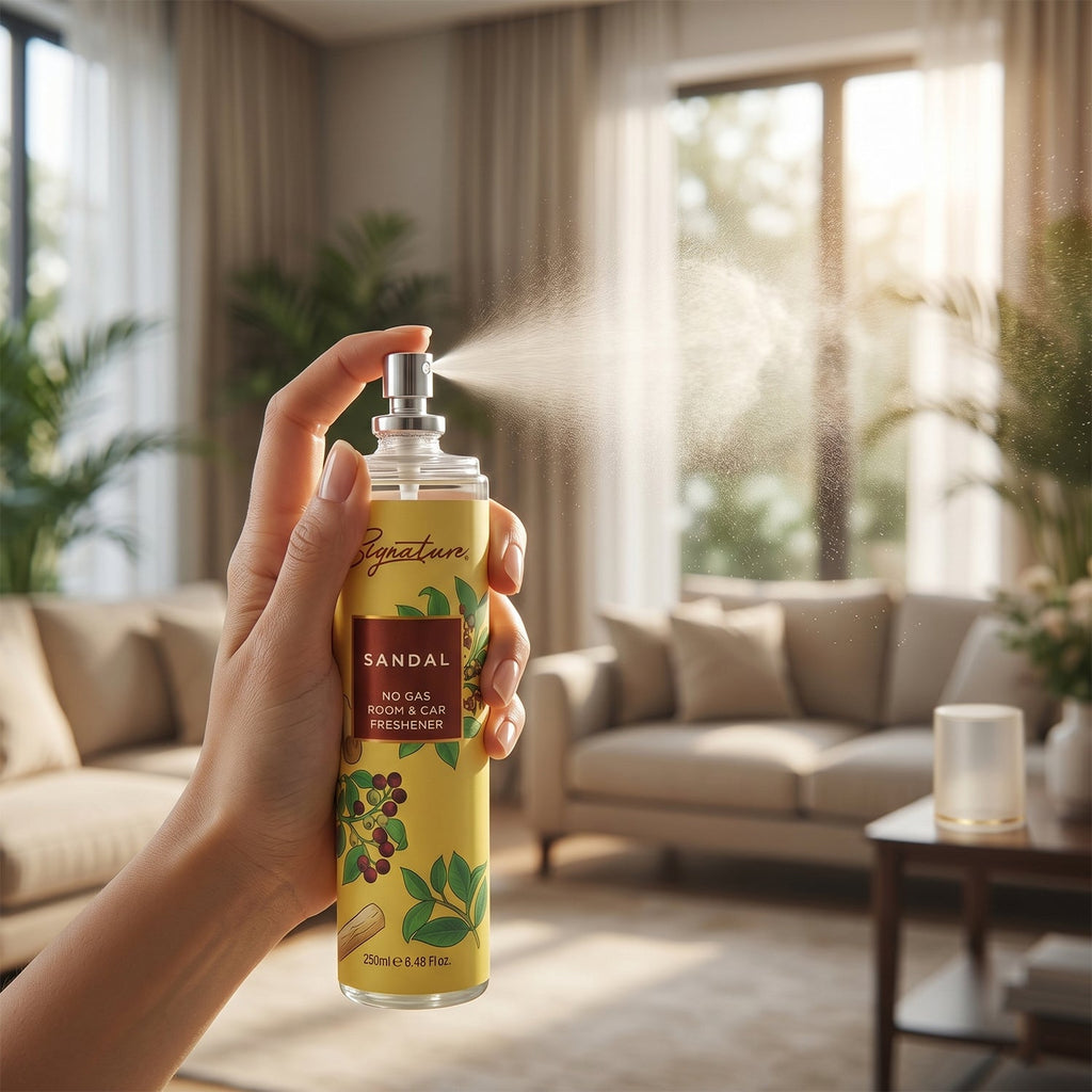 Air freshener sandalwood spray for home use
