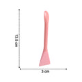 Soft silicone facial mask applicator spatula for even skincare application