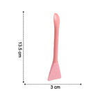 Soft silicone facial mask applicator spatula for even skincare application