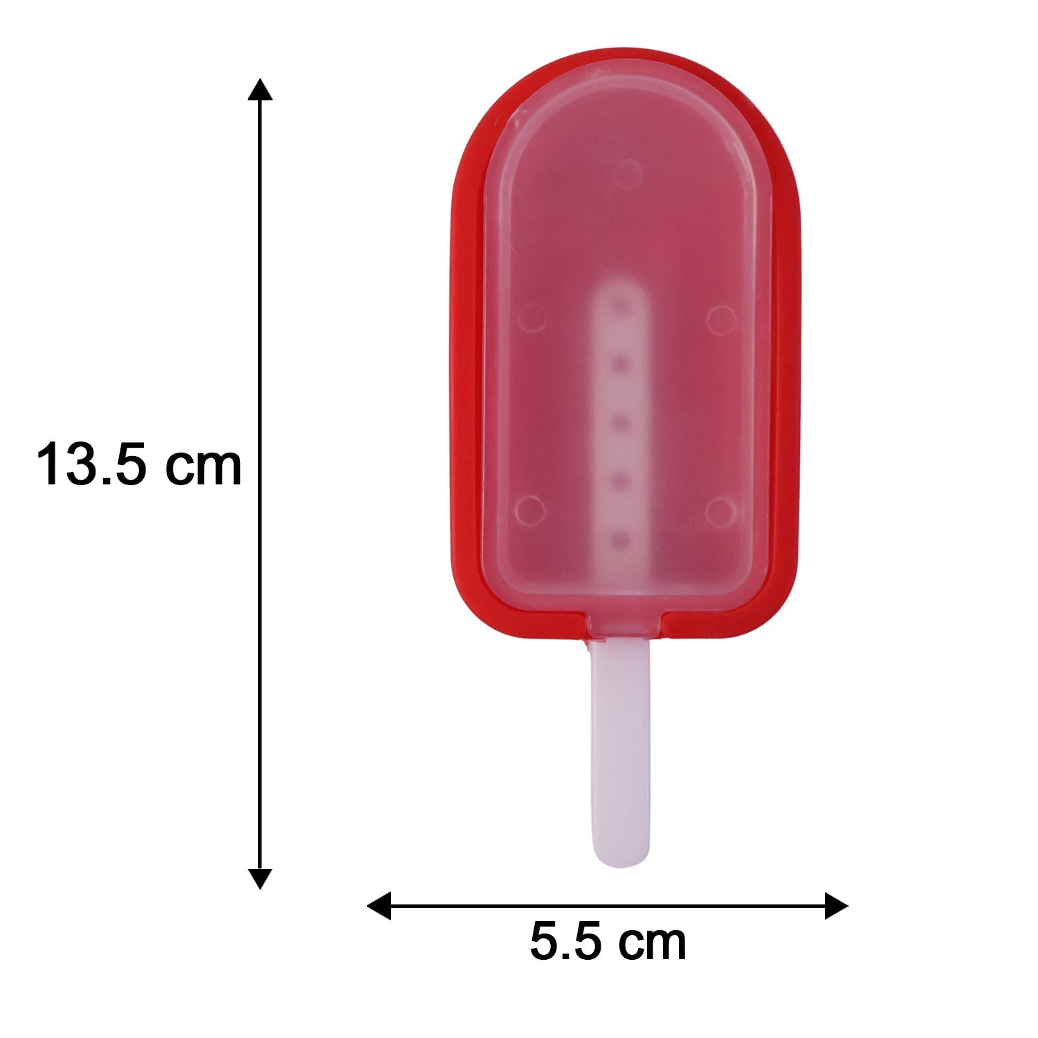 Easy to clean silicone ice mold for making popsicles at home