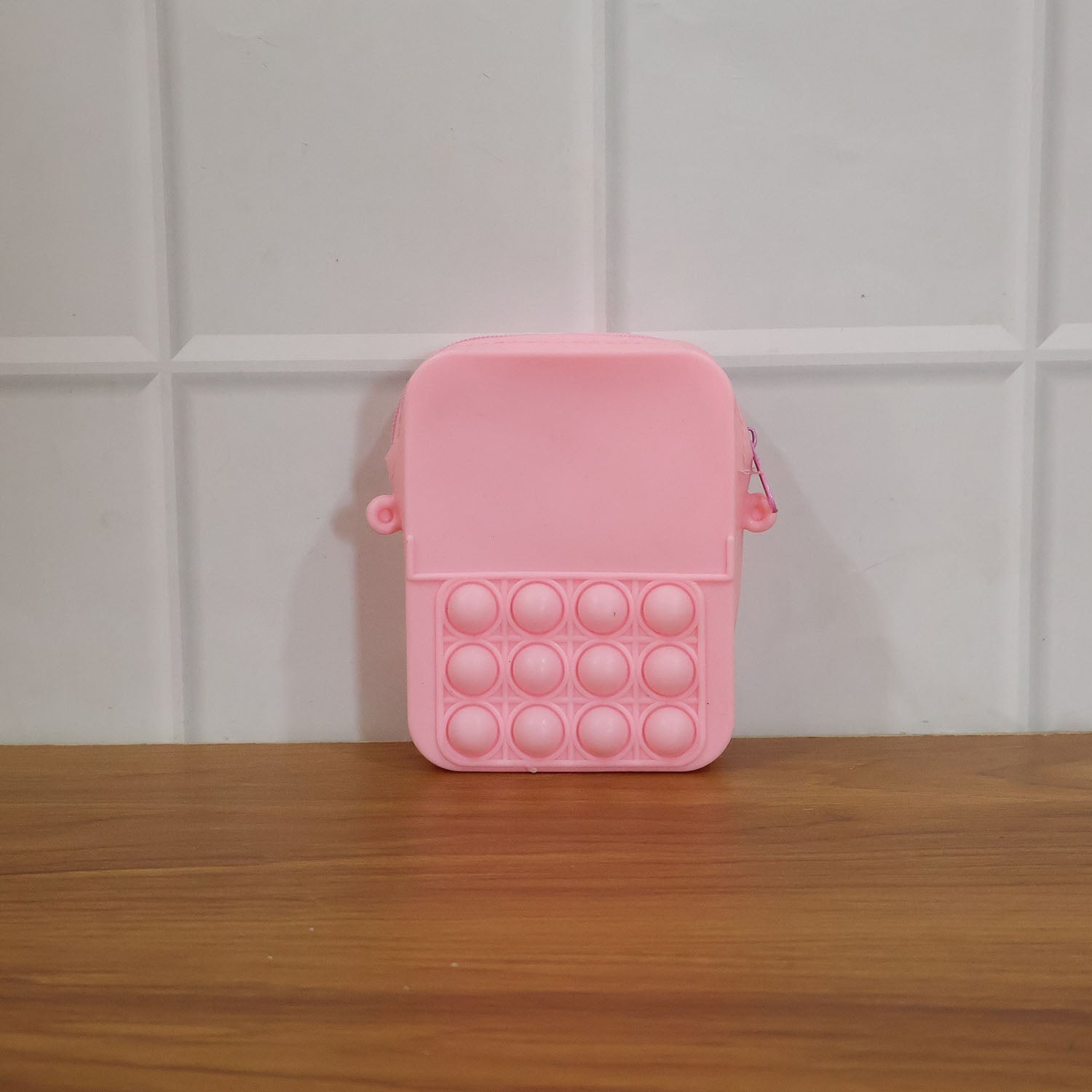 Small pop it handbag crossbody with fun bubble fidget surface