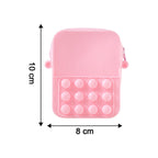 Rainbow pop it mini sling bag for kids and girls