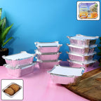 Freshee aluminium food container with lid holding 450 ml meal