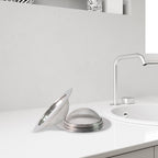 Sink strainer showing perforated holes for effective water flow