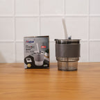Elegant clear plastic tumbler on a modern table setting, ideal for any occasion.