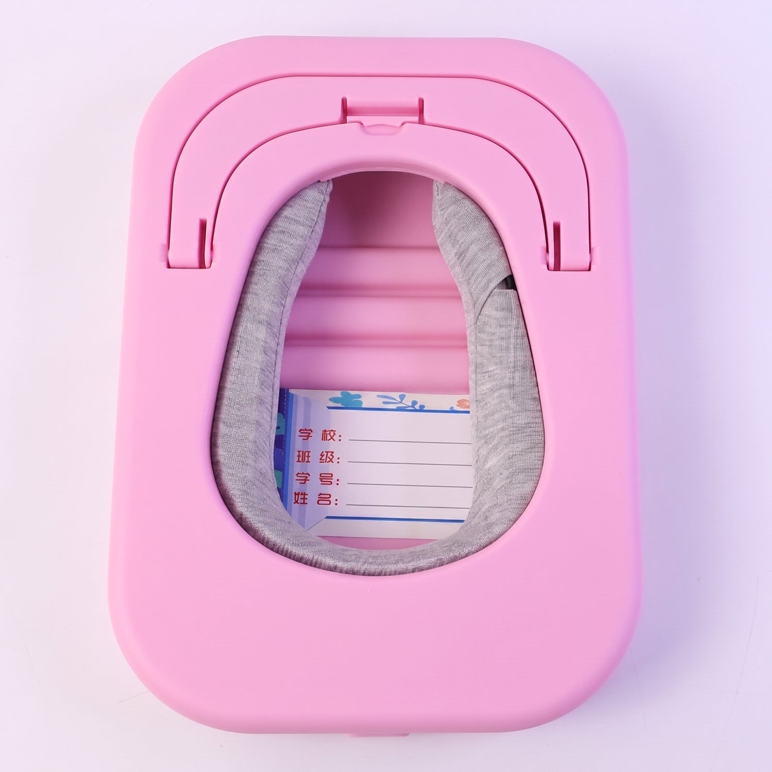 Easy-to-carry foldable pillow designed for ergonomic support during desk or travel naps
