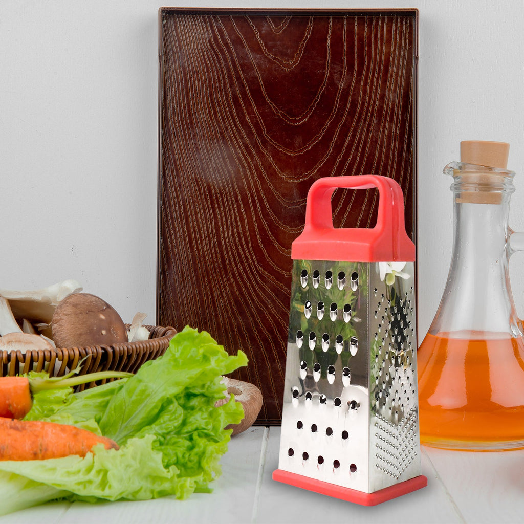 Durable stainless steel grater and cutter with sharp blades