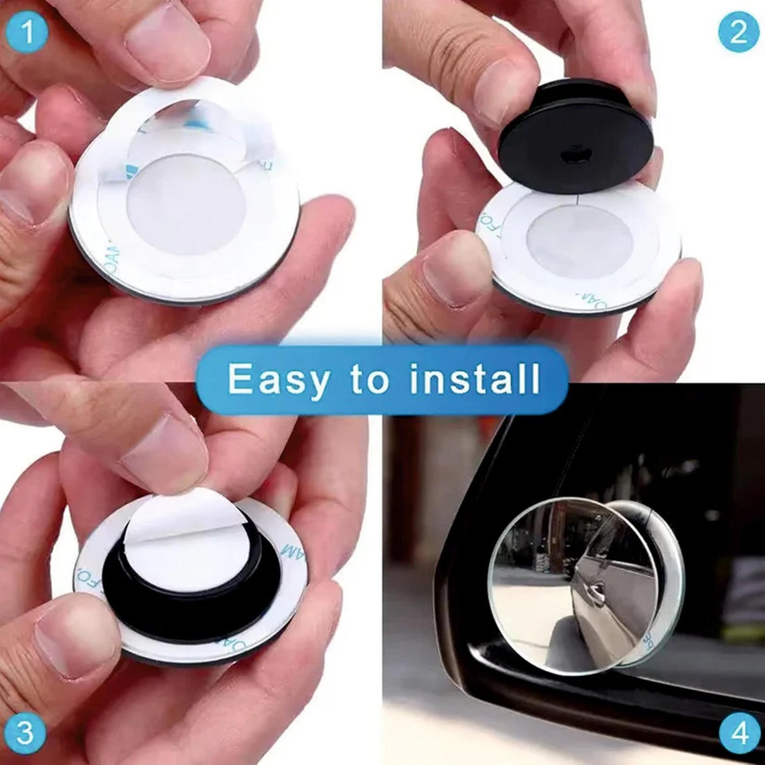 Driving safety mirror for cars