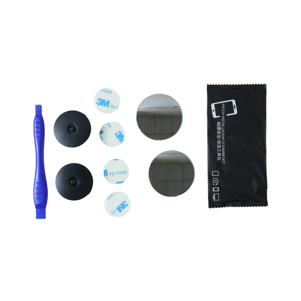 Round convex blind spot mirror for safer lane changes