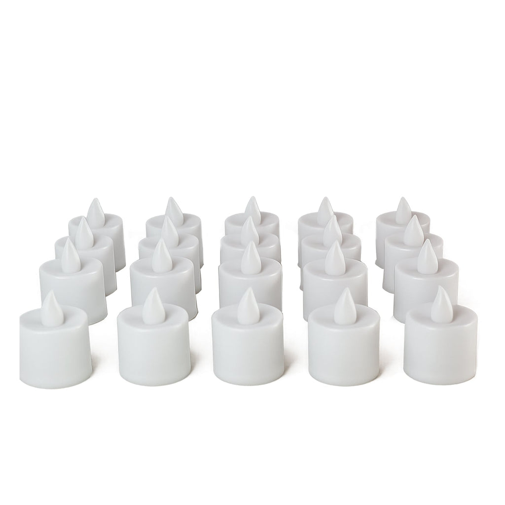 Reusable blue LED tea light candles with safe smokeless decorative light