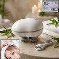 Electric scalp massager with soft silicone bristles for gentle scalp massage