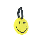 Colorful smiley luggage identifier tag
