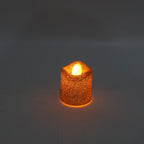 Decorative use of flameless LED tealight candles in home decor