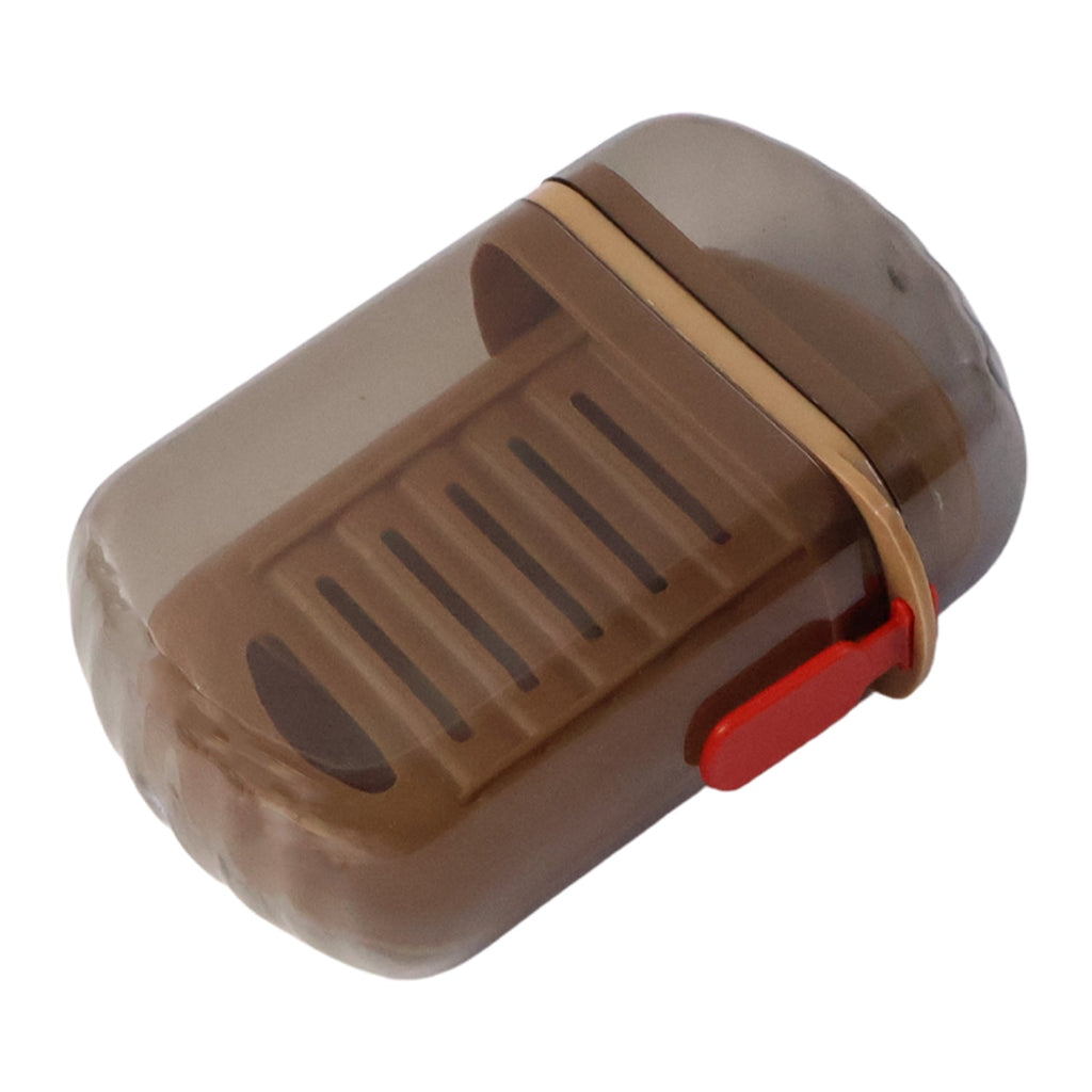 Hygienic soap container with anti-slip base and protective cover