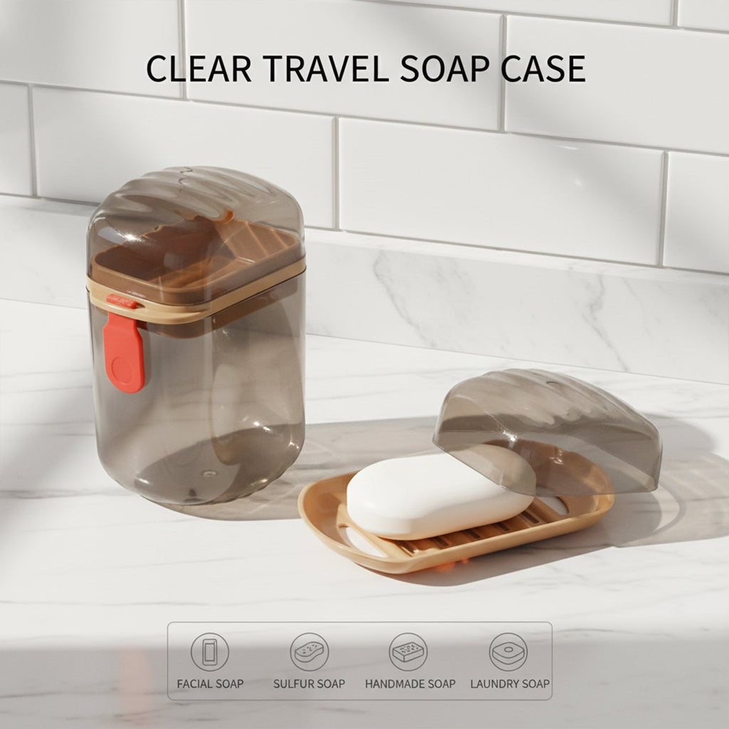 Durable soap box designed for bathroom use with ventilated tray