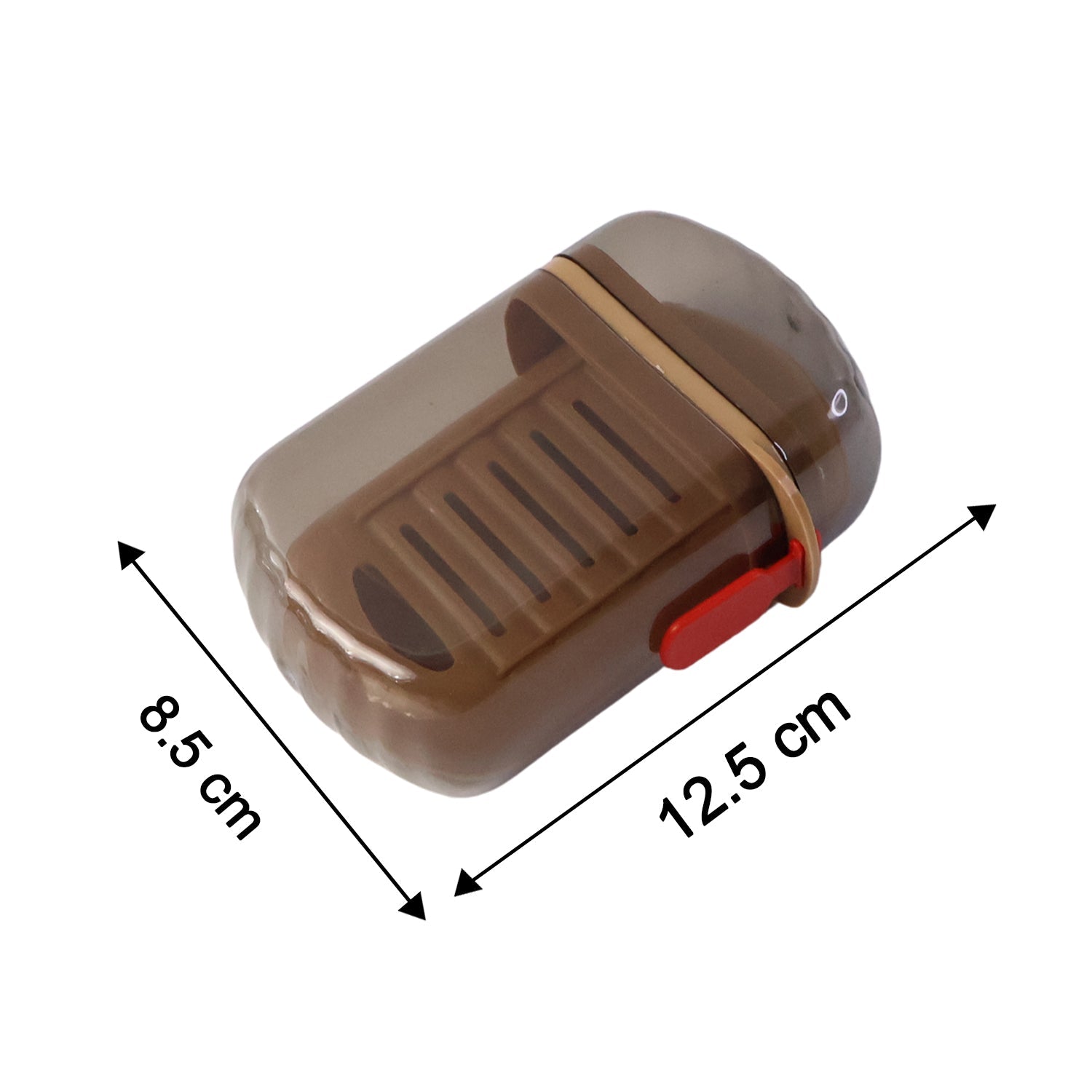 Soap box size illustration for fitting standard soap bars