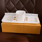 Stylish and functional plastic soap dish, a perfect bathroom organizer for any home.