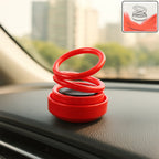 Solar-powered car aroma diffuser placed on car dashboard