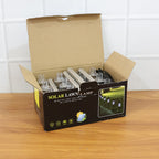 Additional image showcasing 12-piece solar lawn lamp set in garden environment