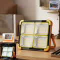 High power solar LED flood light with adjustable stand and waterproof design